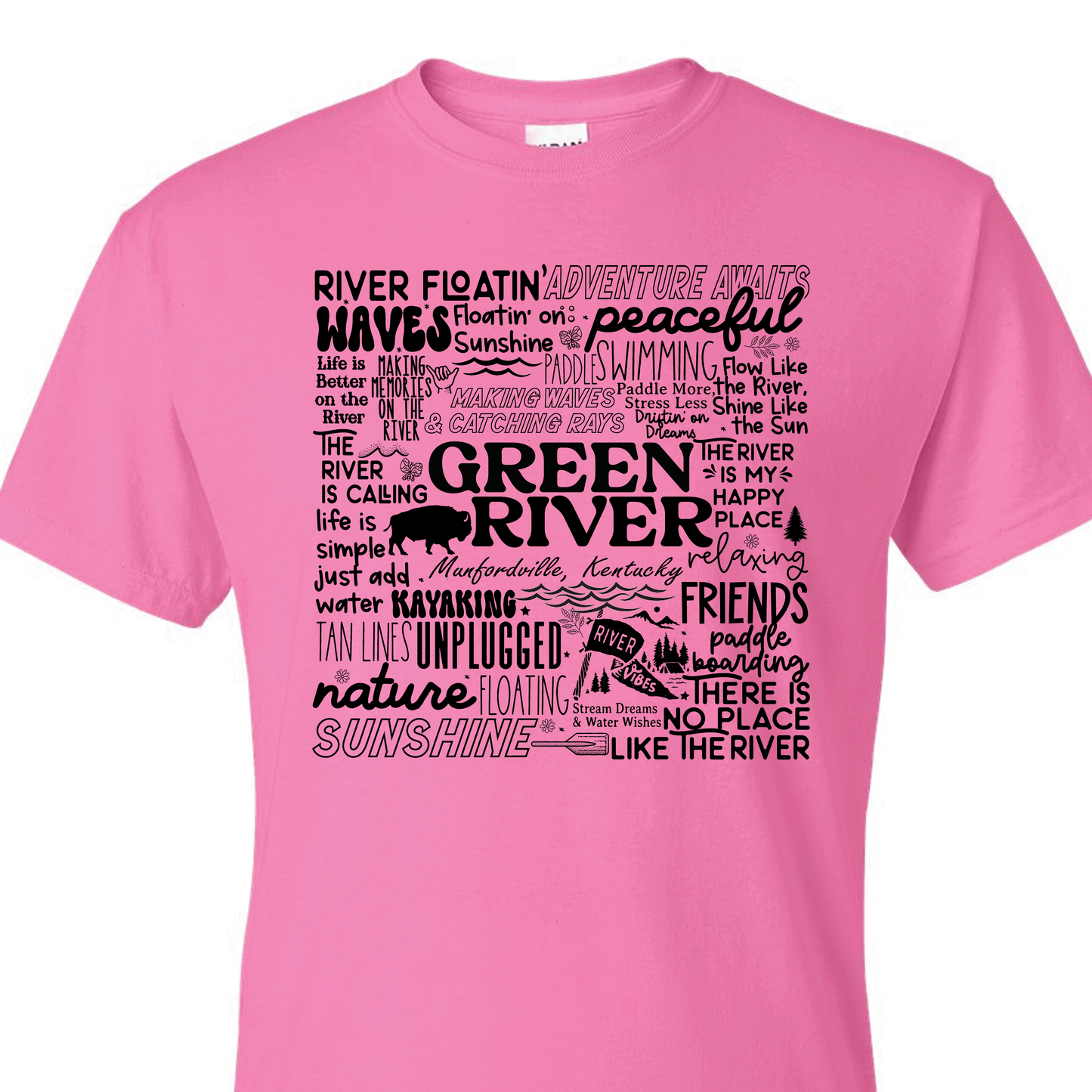 Green River Tee (Azalea)