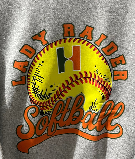 Lady Raider Softball Short Sleeve Tee
