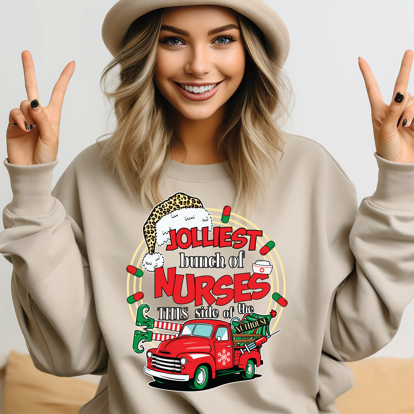 Jolliest Bunch of Nurses Long Sleeve