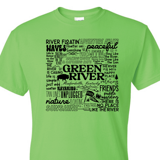 Green River Tee (Lime)