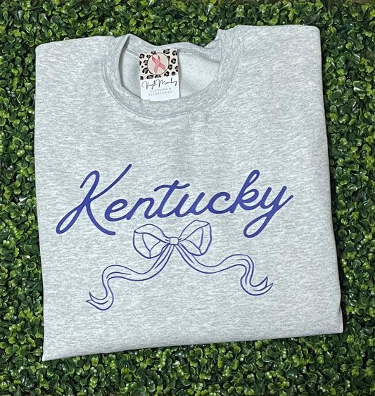 Kentucky Coquette Bow Sweatshirt