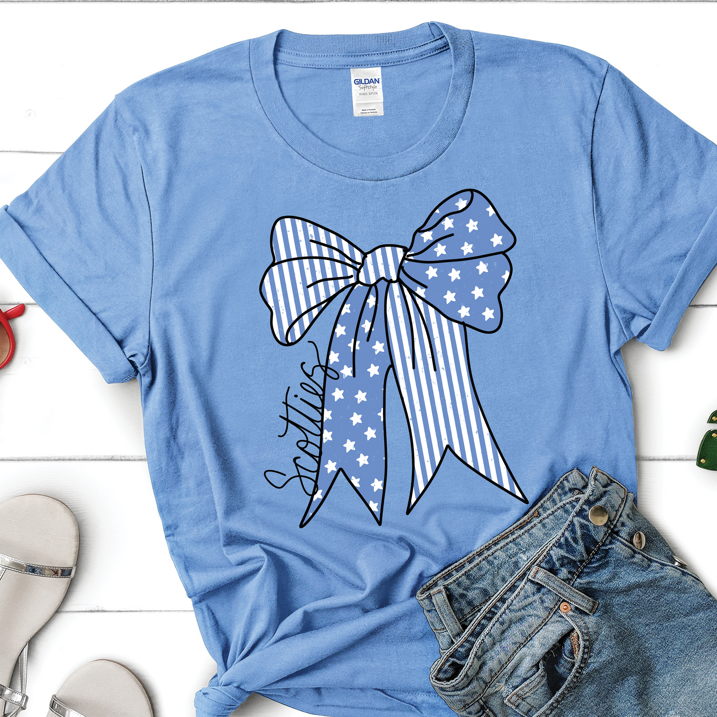 Scotties Bow Short Sleeve Tee