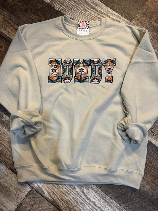 Howdy Aztec Sweatshirt