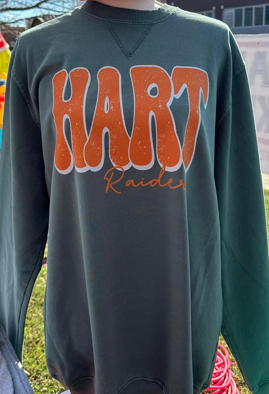 Retro Hart Raiders Beach Washed Sweatshirt