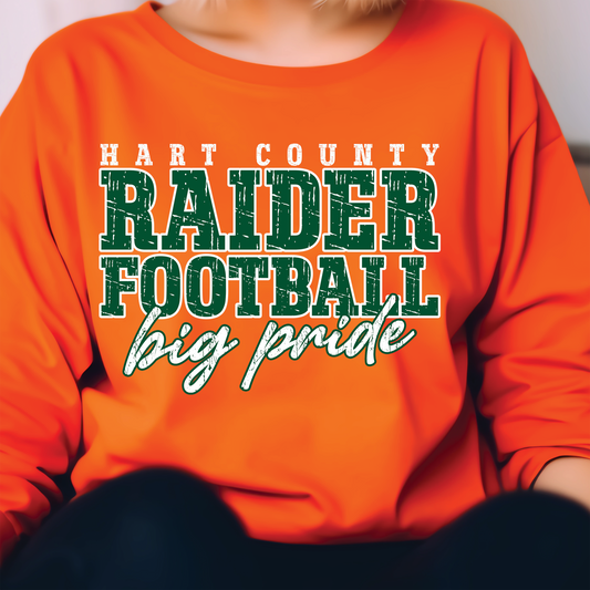 Raider Football Big Pride Long Sleeve Tee