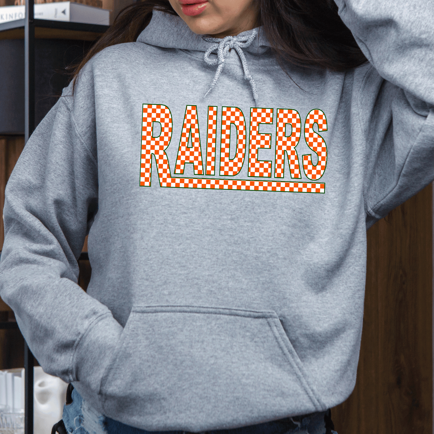 Raiders Checkered Hoodie