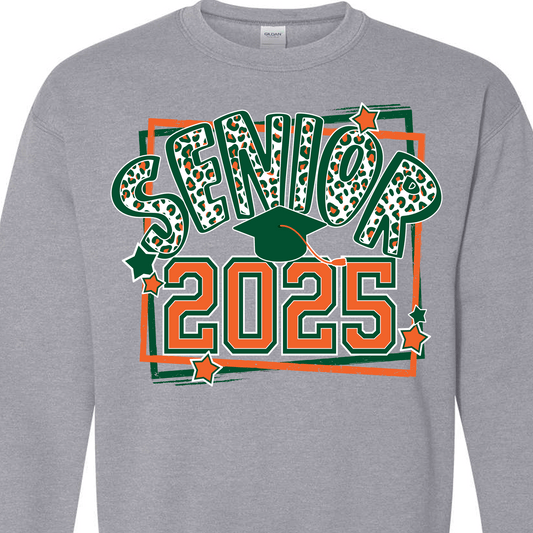 Senior 25 Leopard Hart Sweatshirt