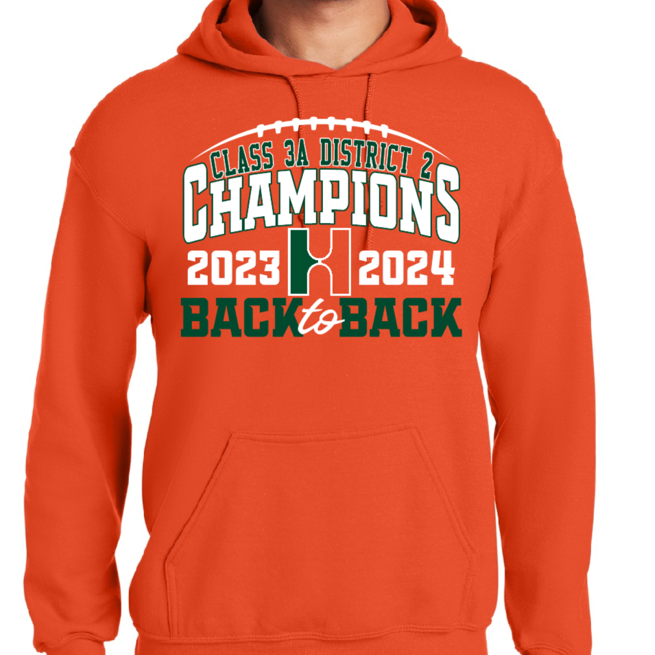 Back to Back District Champions Hoodie