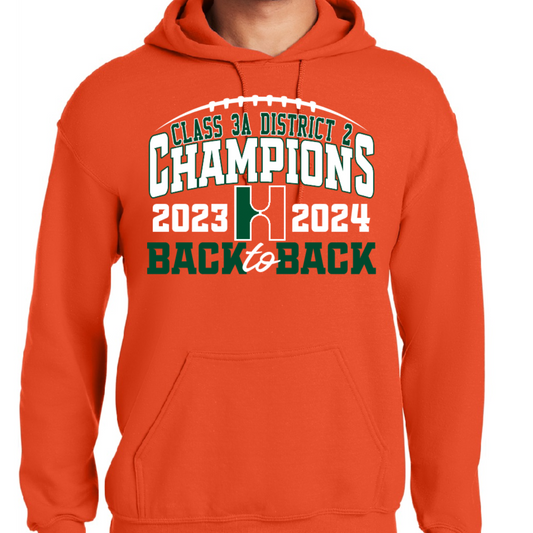 Back to Back District Champions Hoodie