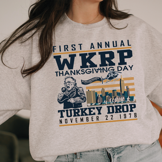 WKRP Turkey Drop Long Sleeve